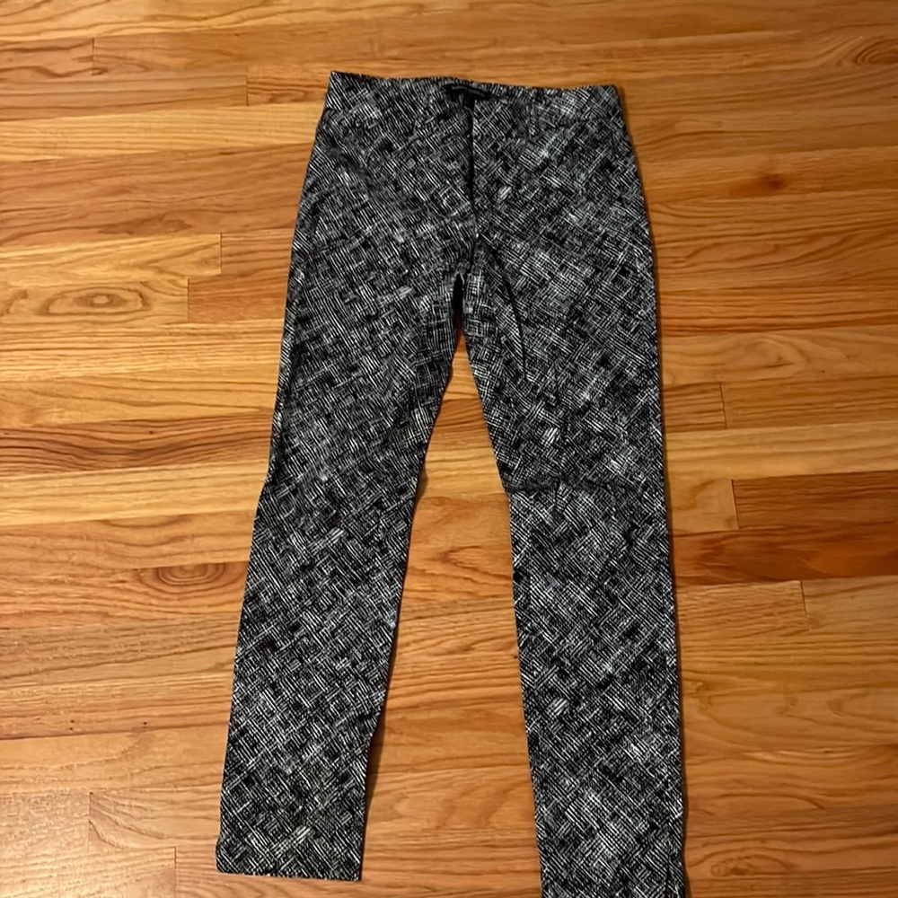 Banana Republic Black & White Sloan Pants Size 0